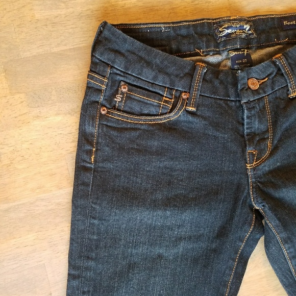 Seven7 Dark Wash Jeans - Picture 2 of 4